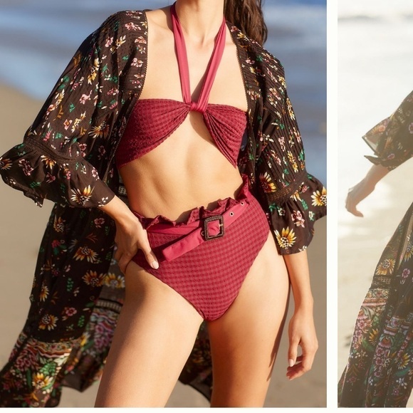 Floral kimono / cover up - Picture 4 of 5